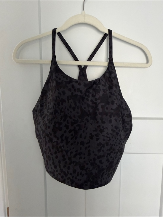 Old Navy Tops - Old Navy Black Leopard Active Crop Top